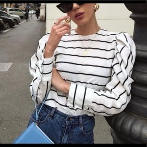 Zara Puff Sleeve Blouse